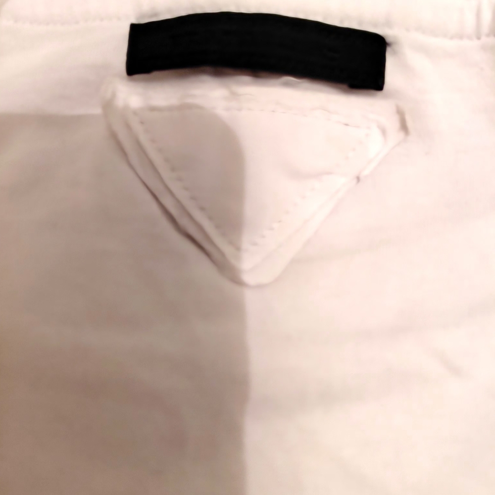PRADA Italy Mens White T Shirt XXL/XL Slim - Picture 4 of 5